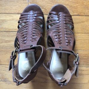 New Direction sandals with heel.